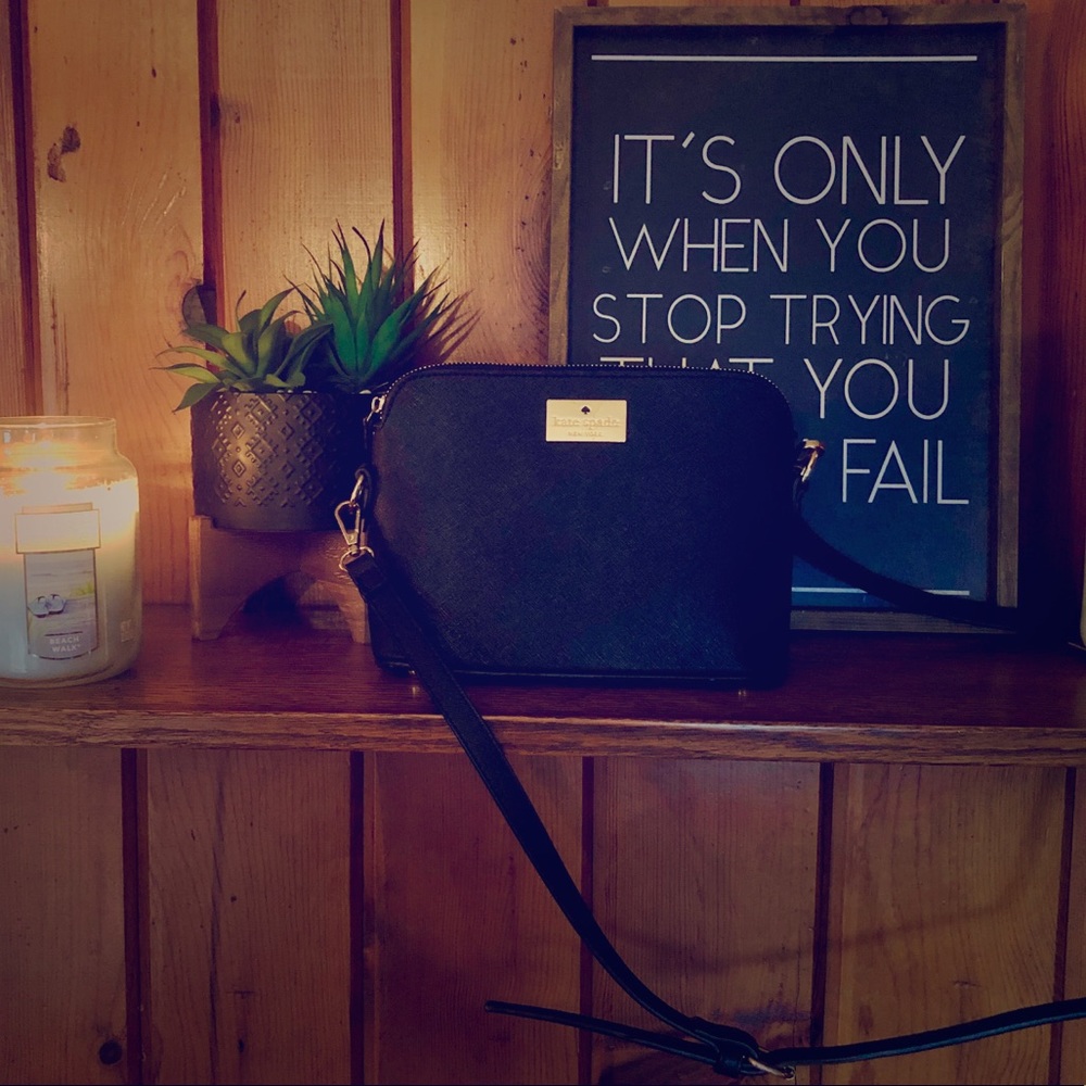 Kate Spade crossbody bag- black purse